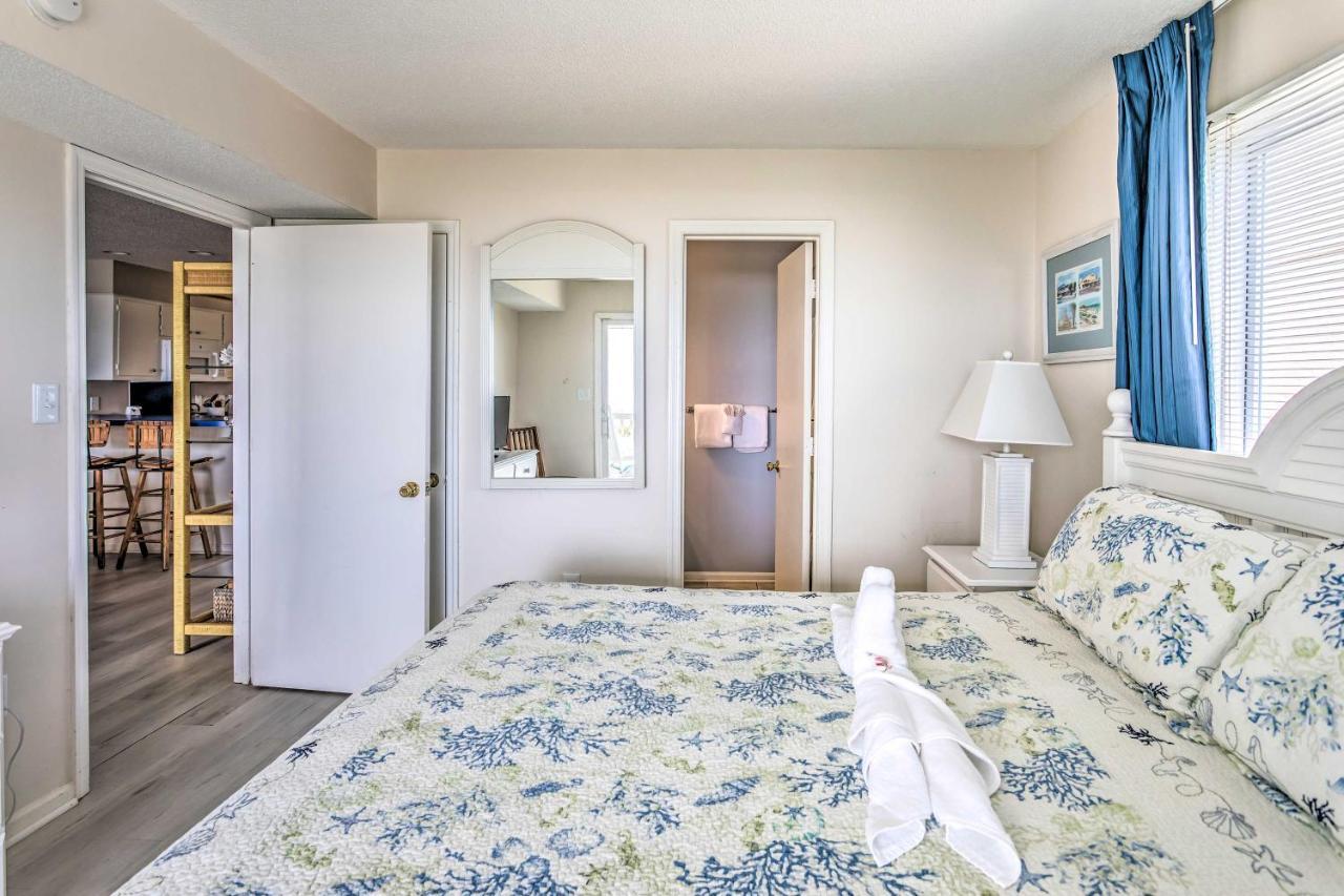 Sunny Windy Hill Beachfront Condo With Private Patio Myrtle Beach Exteriör bild